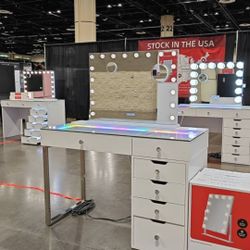 Brand New Vanity With RGB Light Inside & Mirror $889