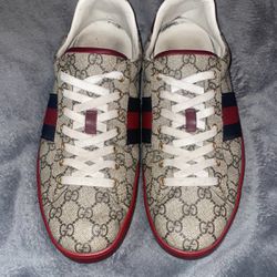 Gucci Ace GG Supreme Red Bottoms