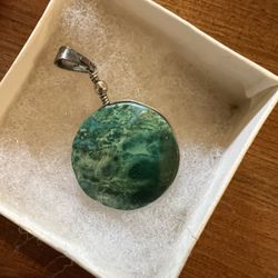 Natural Eliat stone pendant 