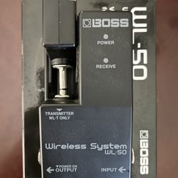 Boss WL-50 Wireless Guitar/ Bass Pedal for Sale in Los Banos, CA