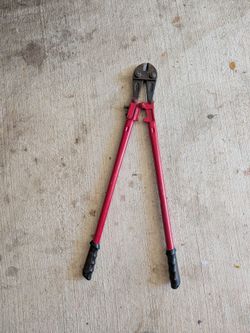 Heavy-duty 24" bolt cutters in good working condition.
