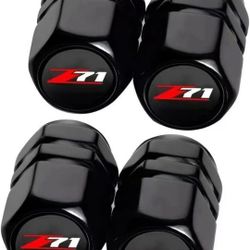 Z71 
Tire Valve Stem Caps, Compatible with Chevy Colorado Silverado Z71 Stem Cap Universal Car Air Cover Car
