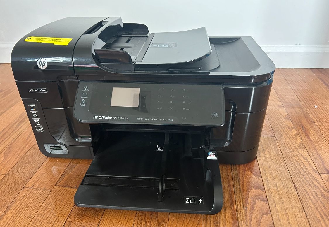 Hp pinter officejet 6500A Plus Print Fax Scanner Copy Wireless