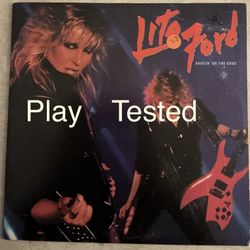 Lira Ford “Dancing on the Edge” 1984, Mercury, Stereo, 818 864-1 M-1, LP