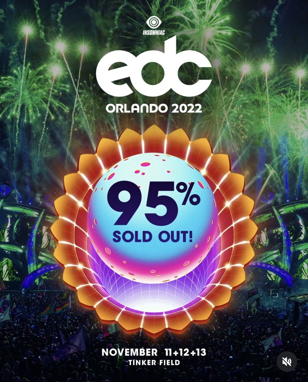 EDC Orlando Electronic Daisy Concert General Admission Tickets