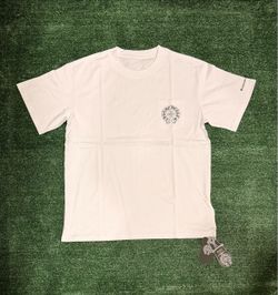 White chrome heart shirt
