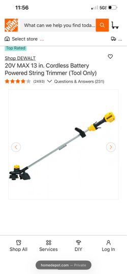 Dewalt weed wacker