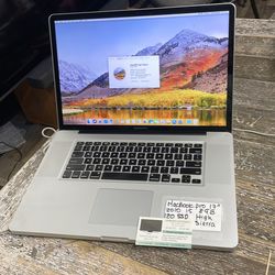 MacBook pro 17” 2010-i5-8gb-120gb High Sierra $175