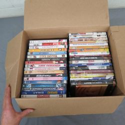 Box of DVDs