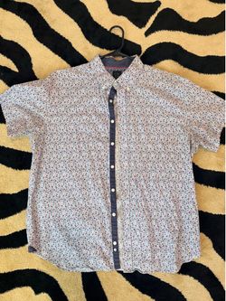 Con.Struct Men's Floral Short Sleeve Button-Down Shirt