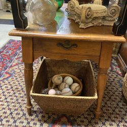 Vintage Maple Side Table