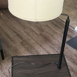 Side Table With Lamp