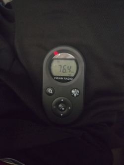 Portable FM/AM Radio with LCD Display