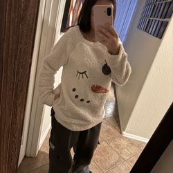 women’s Snowman Sweater 