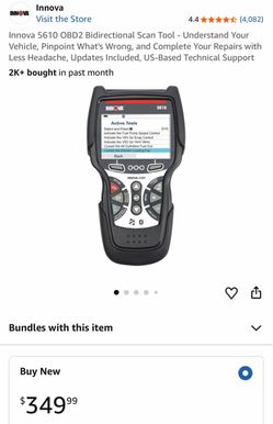Innova 5610 OBD2 Bidirectional Car Scan Pro Tool