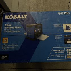 Kobalt 13-in, 15 Watt Benchtop Planer