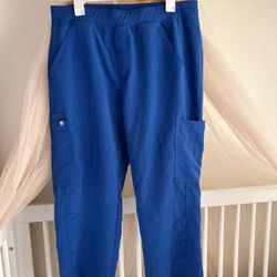FIGS Scrub Mens XL/S Blue Axim Cargo Pants T2001S PO1683 5 Pocket