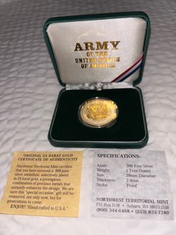 Silver U.S. Army Medallion