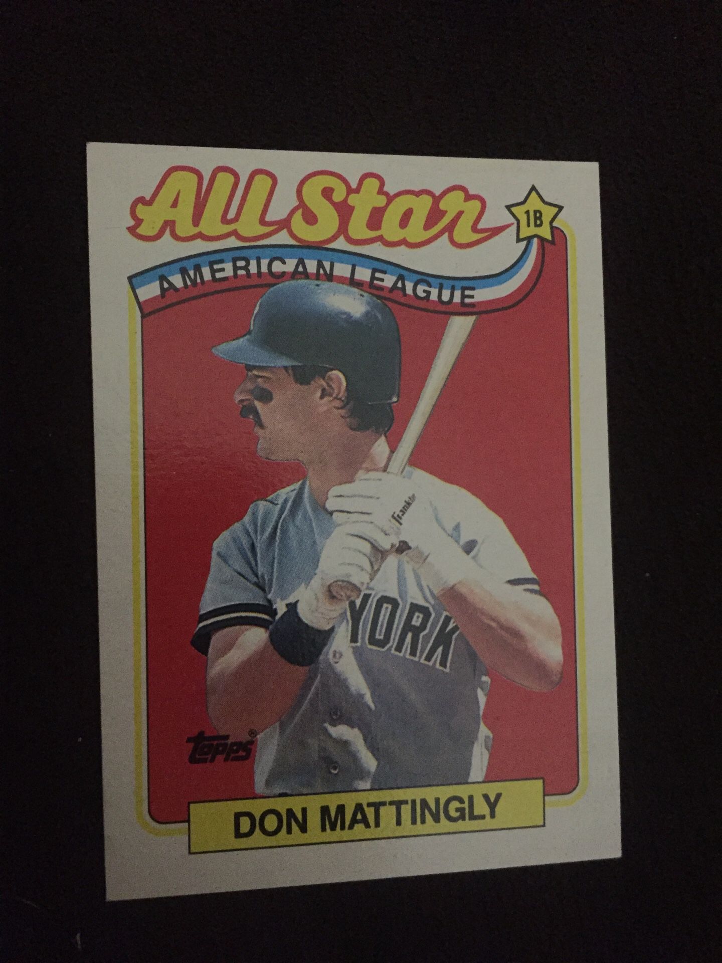 Don mattingly baseball card