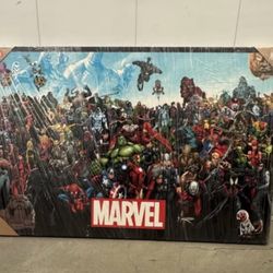 Avengers  FRAMED Art 24"× 36" x 1.25” Marvel Comics black framed art