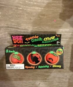 Nee Doh Teenie Jack-Glow Lanterns 3 Pack