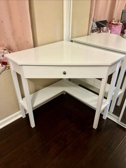 White desk