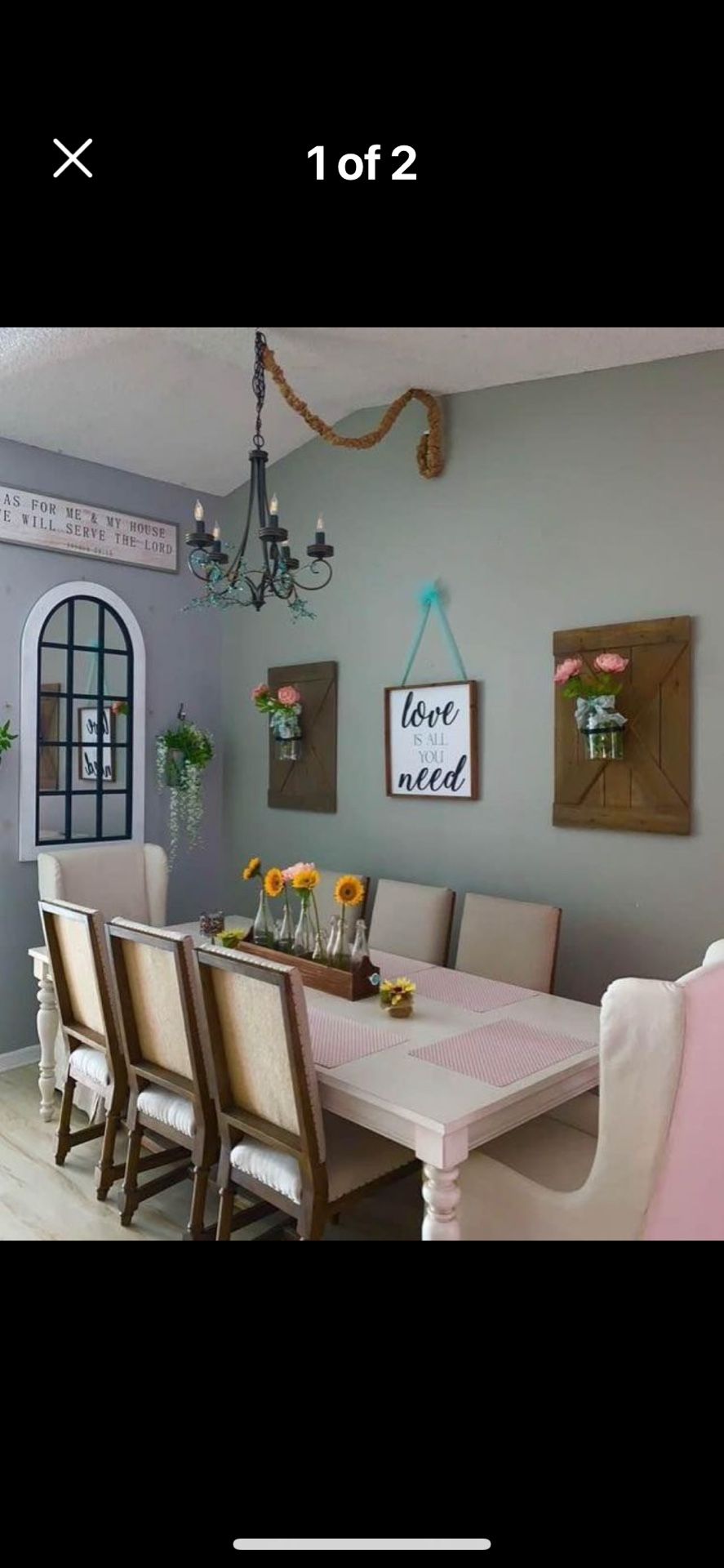 Dining Table 79x44 Chairs Not Included!