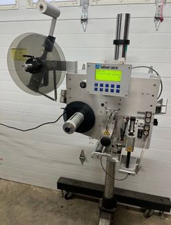 Label-Aire 3114-1500 4x2 LH Tamp-Blow Label Applicator 120 V 60 HZ 5 A. 1 PH.