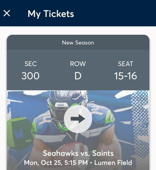 Seahawks Vs Saints 10/25 MNF