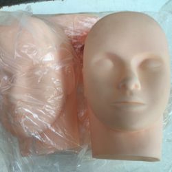 Soft Rubber Training Practice Mannequin Head Makeup. 1 For $12… 4 For $30