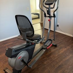 Premium Smart Programmable Electro-Magnetic Resistance Recumbent Elliptical Cross Trainer