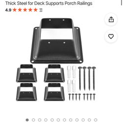 VEVOR Deck Post Base 4 PCS Post Base Skirt