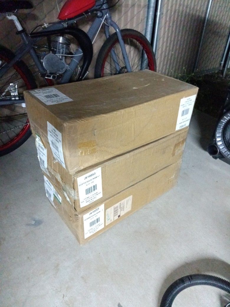 3) 4 Tier Storage Racks Shelf's New In Boxes $30 Each
