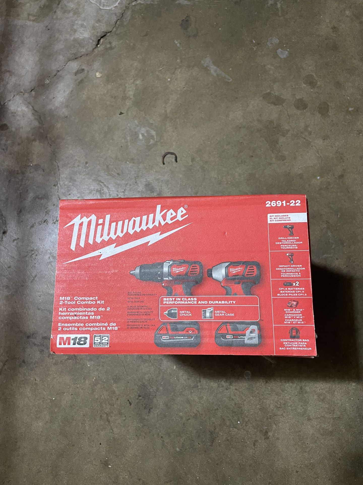 New Milwaukee Drill set / Nuevo Taladro Milwaukee