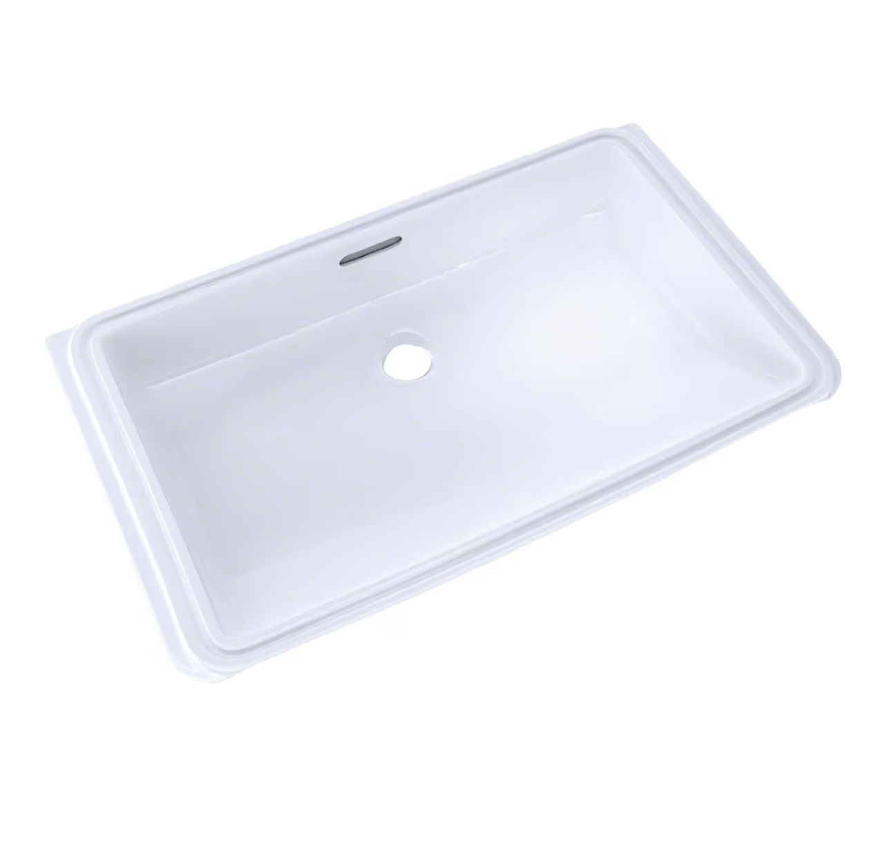 TOTO Lt191G#01 Lavatory Undercounter 20-1/2 Inch X 12-3/8 Inch With Sanagloss, Cotton, Cotton White New