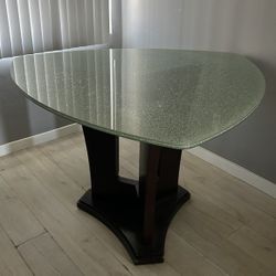 Used Glass Dining Table