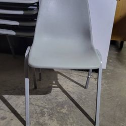 Gray Stacking Chair