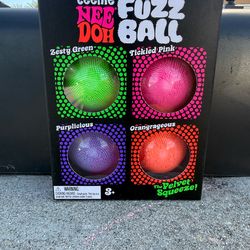 Nee Doh Fuzz Ball 4 Pack