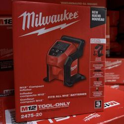 Milwaukee New Inflator 12M