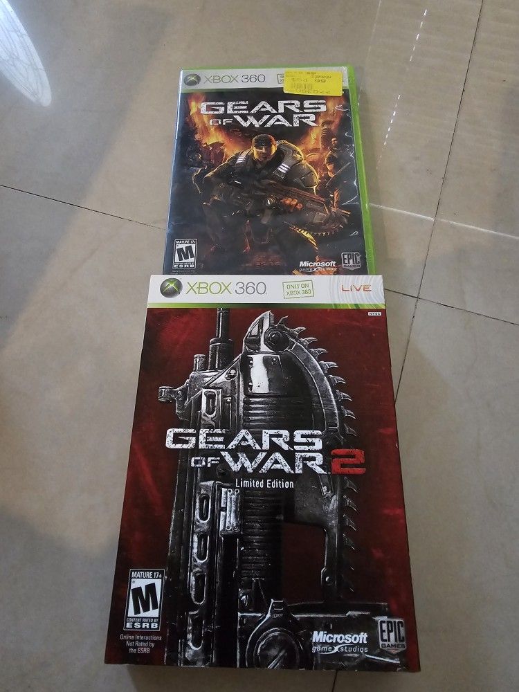 Gears Of War 1 & 2 Xbox 360