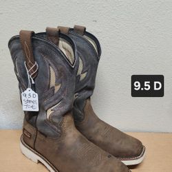 Ariat Work Boot Size 9.5 D STEEL SQUARE TOE 