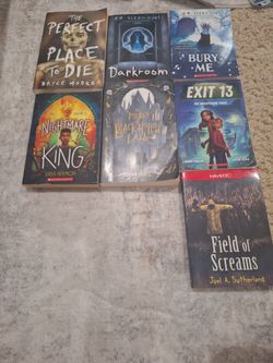 Lot of 6 Horror/Mystery Kids Books