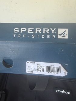 Sperry Top-Sider Pilot Tan Men's Size 9.5