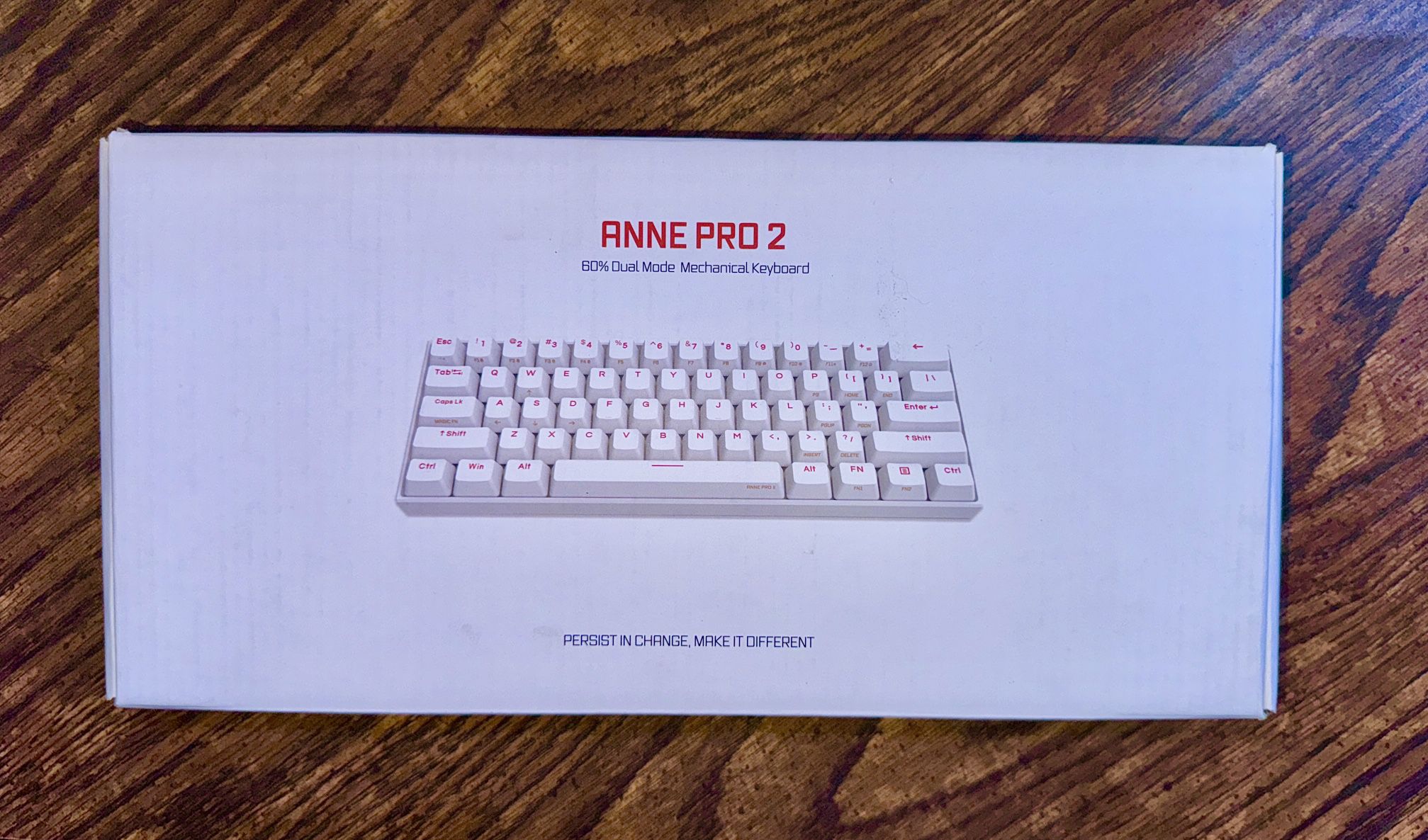 Anne Pro 2 60% Mechanical Keyboard - Cherry MX Blue Switches