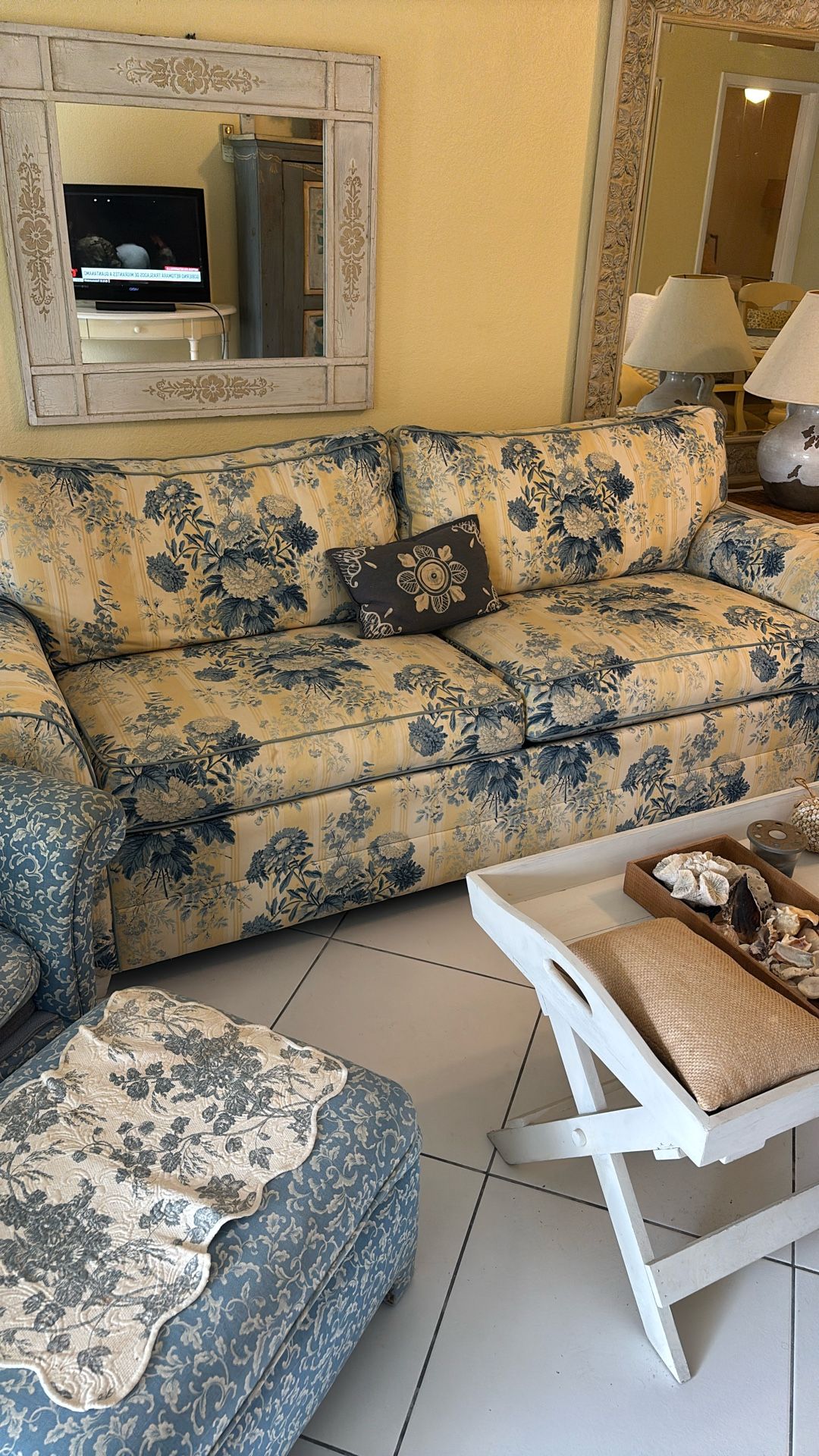 Floral Couch