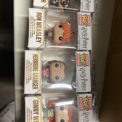 Set Of Harry Potter Funko Keychains