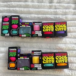 NEW VIRAL Needoh Lot of 11 | Teenie Pup, Nice Cube, Glitter, Mello, Cool Cats