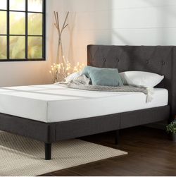 ZINUS Shalini Upholstered Platform Bed Frame