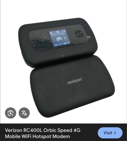 Verizon Wifi Hotspot - Unlimited No Bill