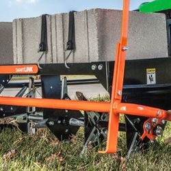 Agri-Fab Smartlink Platform With Plug Aerator And Dethacher. Lawn Aerator